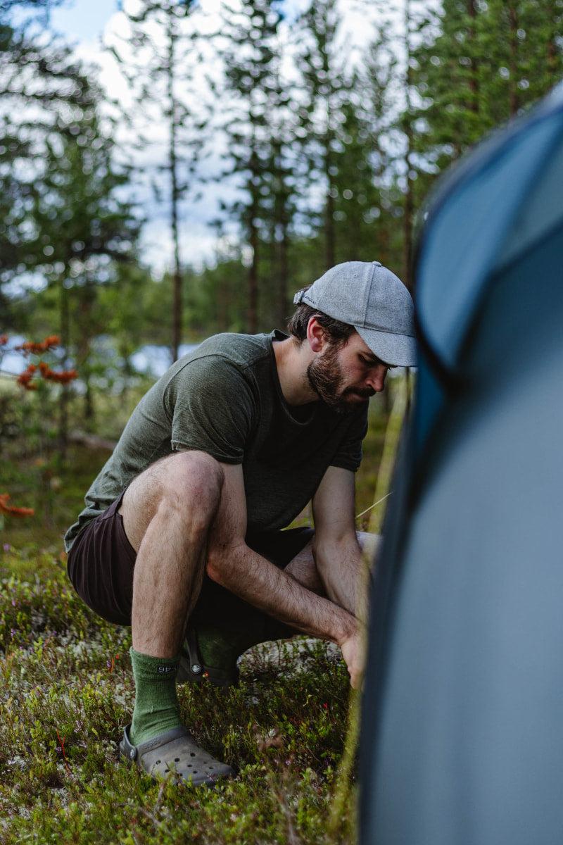 Lanullva Basic T-Skjorte Herre, Myr-Lanullva