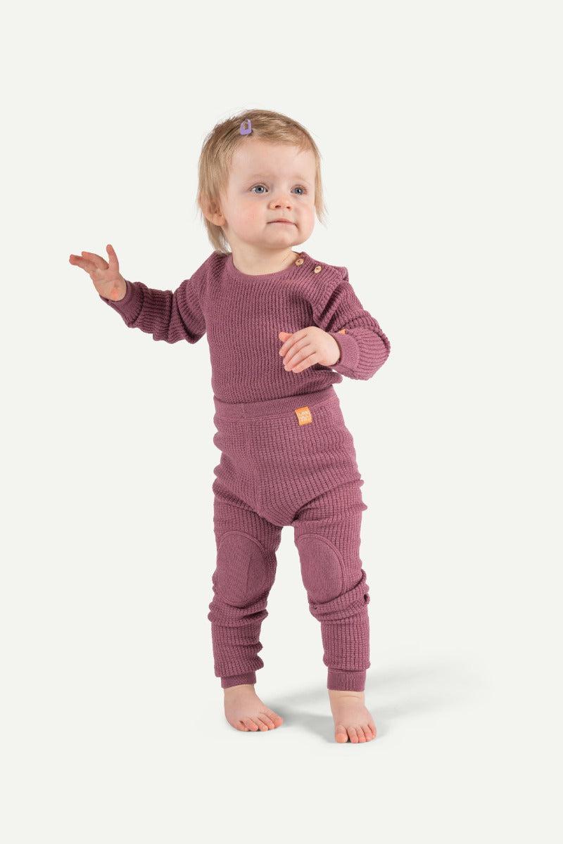 Lanullva Havbris 2.0 Ulltights Baby, Lyng Rosa-Lanullva